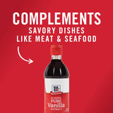 McCormick Vanilla Extract, Pure, No Corn Syrup, Gluten Free, Rich, Sweet Flavor and Aroma for Baking and Savory Dishes, 16 fl oz