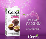 Ceres 100% All Natural Pure Fruit Juice Blend, Passion Fruit - Gluten Free, Rich in Vitamin C, No Added Sugar or Preservatives, Cholesterol Free
