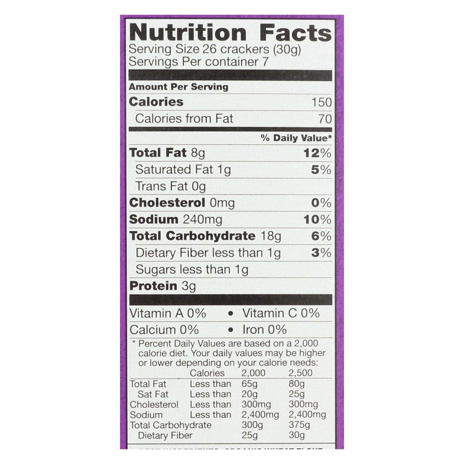 Annie's Homegrown Cheddar Square,Og2,White 7.5 Oz (Pack Of 12)