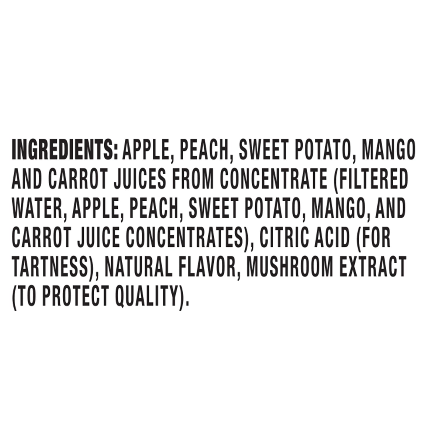 Capri Sun 100% Juice Fruit & Veg Juice Blend from Concentrate, 10 Pouches, for School Lunches and On-the-Go Hydration, Peach Mango Punch, All Natural