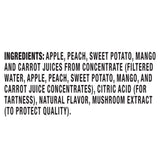 Capri Sun 100% Juice Fruit & Veg Juice Blend from Concentrate, 10 Pouches, for School Lunches and On-the-Go Hydration, Peach Mango Punch, All Natural