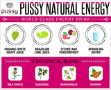 Pussy Natural Energy Drink (250ml - Pack of 4)