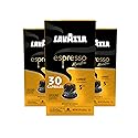 Lavazza Espresso Maestro Lungo Aluminum Capsules Compatible with Nespresso* Original Machines, Light Espresso Roast, 100% Arabica (30 Capsules)