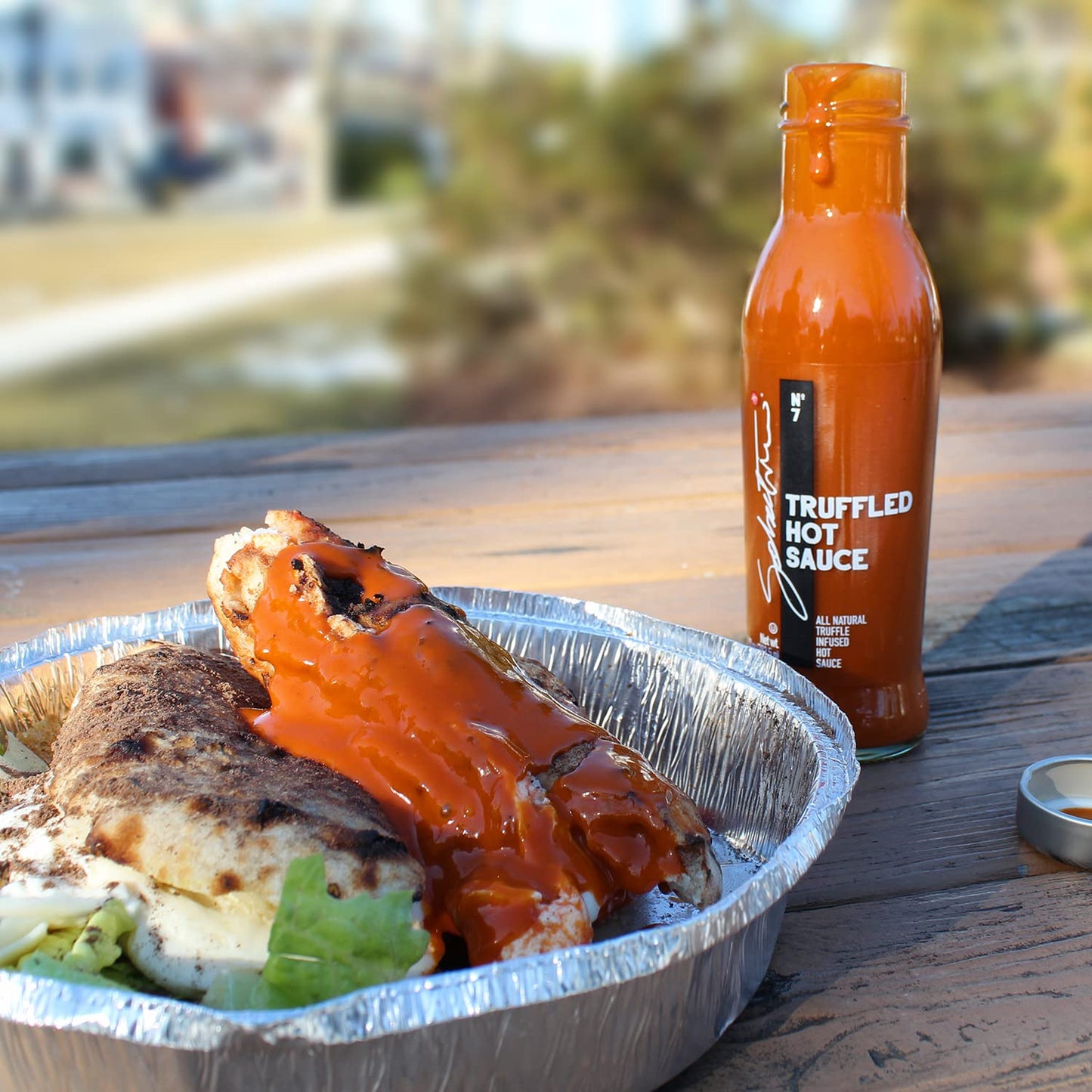Sabatino Tartufi Truffle Hot Sauce, Gourmet Truffle Hot Sauce with Ripe Calabrian Chili Peppers, Infused With White Truffles, Kosher, Vegan