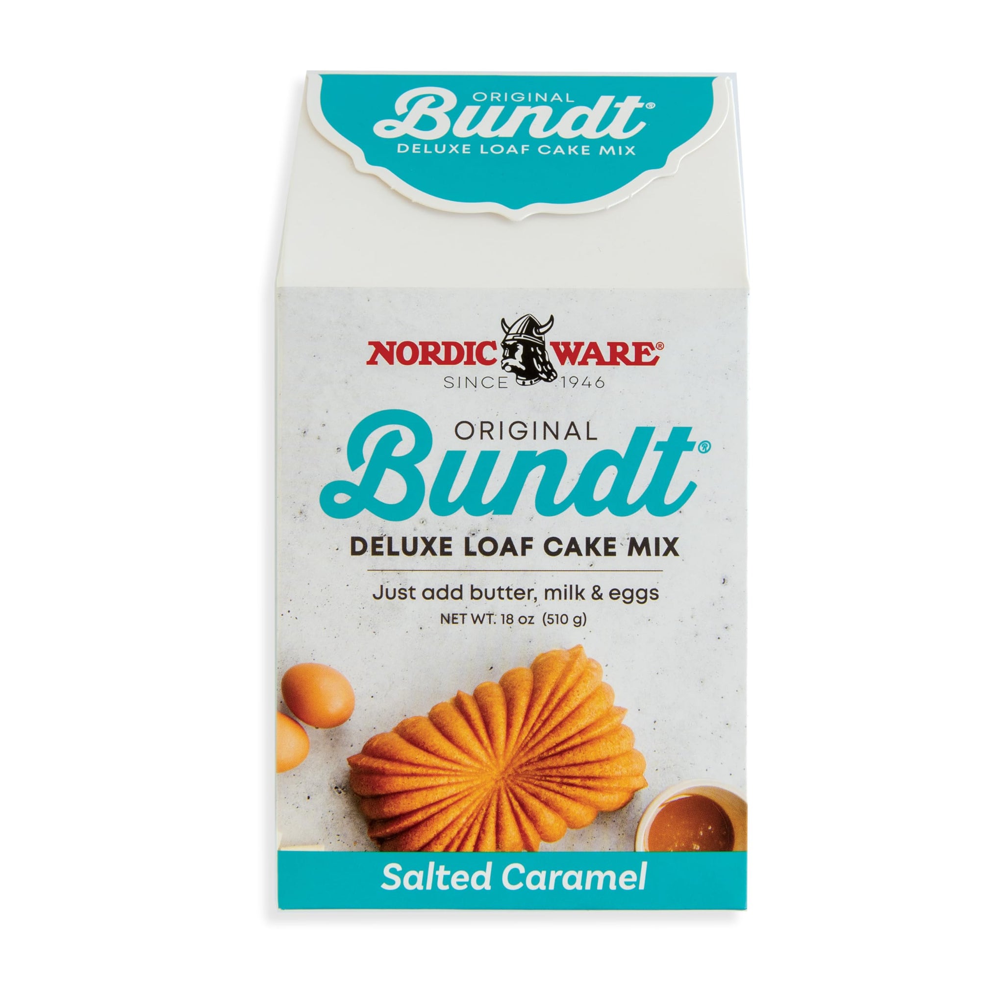 Nordic Ware Salted Caramel Loaf Cake Mix