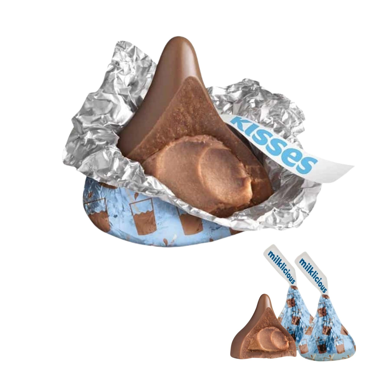 Healthy Chocolate Treats, Great for Mother's Day Wedding, Easter, Halloween, Movies | Individually Wrapped, 2 Pounds (Milklicious)