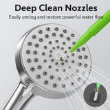 Shower Head Cleaning Brushes, 35 PCS Multi-Size Nozzle Cleaner Tool with Storage Case, Shower Head Cleaner Picks for Unclogging Small Holes, Bathroom