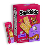 Snakkidz Organic Birthday Cake Chewy Granola Bars, 45 Count, Gluten Free Granola Bar, Nut and Allergen Free, Low Sugar, Made with Avocado Oil