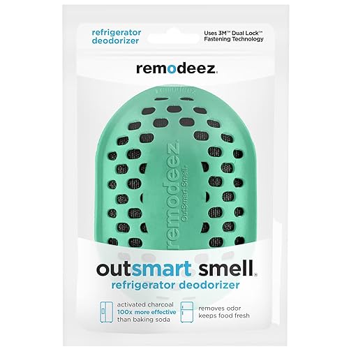 remodeez Refrigerator Deodorizer and Odor Eliminator, Activated Charcoal Bags, Charcoal Air Purifiers, Odor & Moisture Absorber