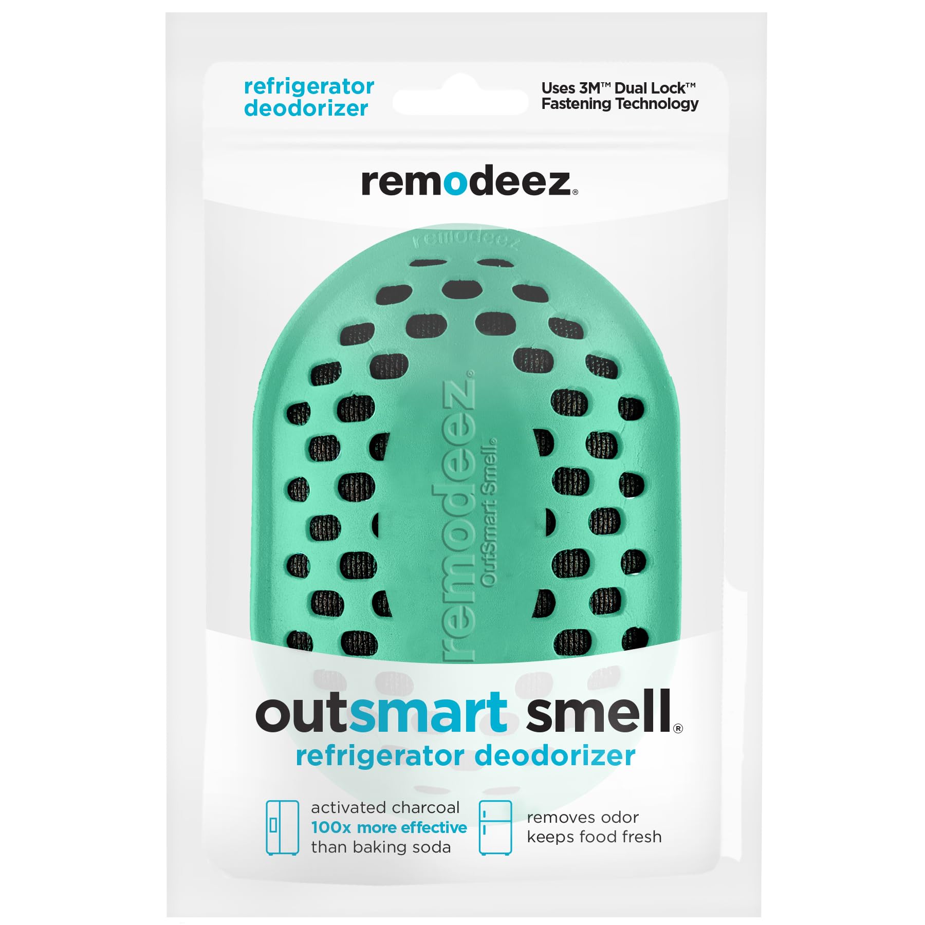 remodeez Refrigerator Deodorizer and Odor Eliminator, Activated Charcoal Bags, Charcoal Air Purifiers, Odor & Moisture Absorber