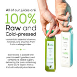1 Day Juice Cleanse by Raw Fountain, Tropical Flavors, All Natural Raw, Cold Pressed Fruit and Vegetable Juices, Detox Cleanse, Kosher, Vegan, NO