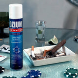 OZIUM 8oz and 0.8oz Odor Eliminator and Air Sanitizer Spray Combo Pack, Original Scent