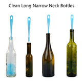 3-Pack Long Bottle Cleaning Brush for Narrow Neck Beer, Wine, Flask, Thermos, Sportwell, Pitcher, Brewing Bottle Cleaner, 16 Inches