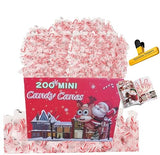 MINI CANDY CANES (200 MINI CANDY CANES) | Mini Candy Canes Peppermint Flavored | Red & White Stripes - Individually Wrapped Gift Pack | Holiday Candy