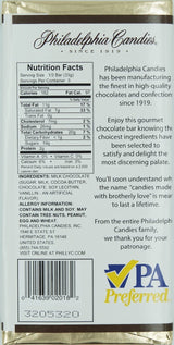 Philadelphia Candies Milk Chocolate Bar, 3.5-Ounce Packages (Pack of 12)