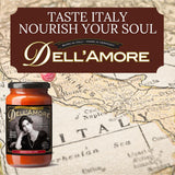 Dell'Amore Premium Marinara Sauce, Homemade Pasta Sauce Low Sodium - No Added Sugar - Vegan - Family Recipe with Fresh Ingredients - Spicy Marinara