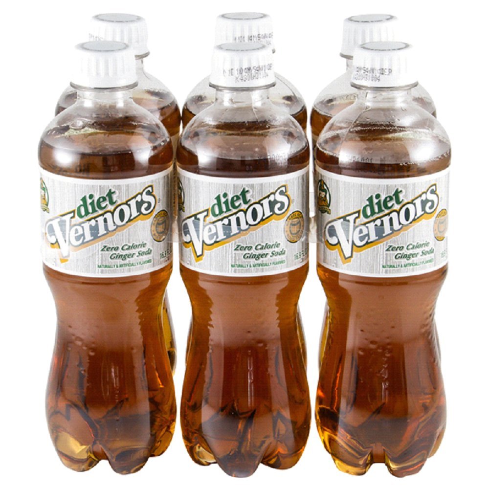 diet Vernors zero calorie ginger soda (ale), Detroit original, 6 1/2-liter