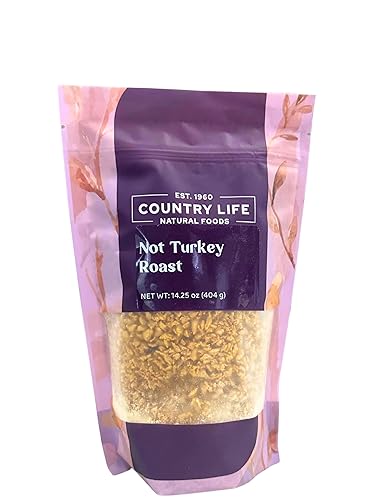 Country Life Not Turkey Roast Mix, Non-GMO, Thanksgiving Meal, Healthy Meat Substitute, 14.5 oz