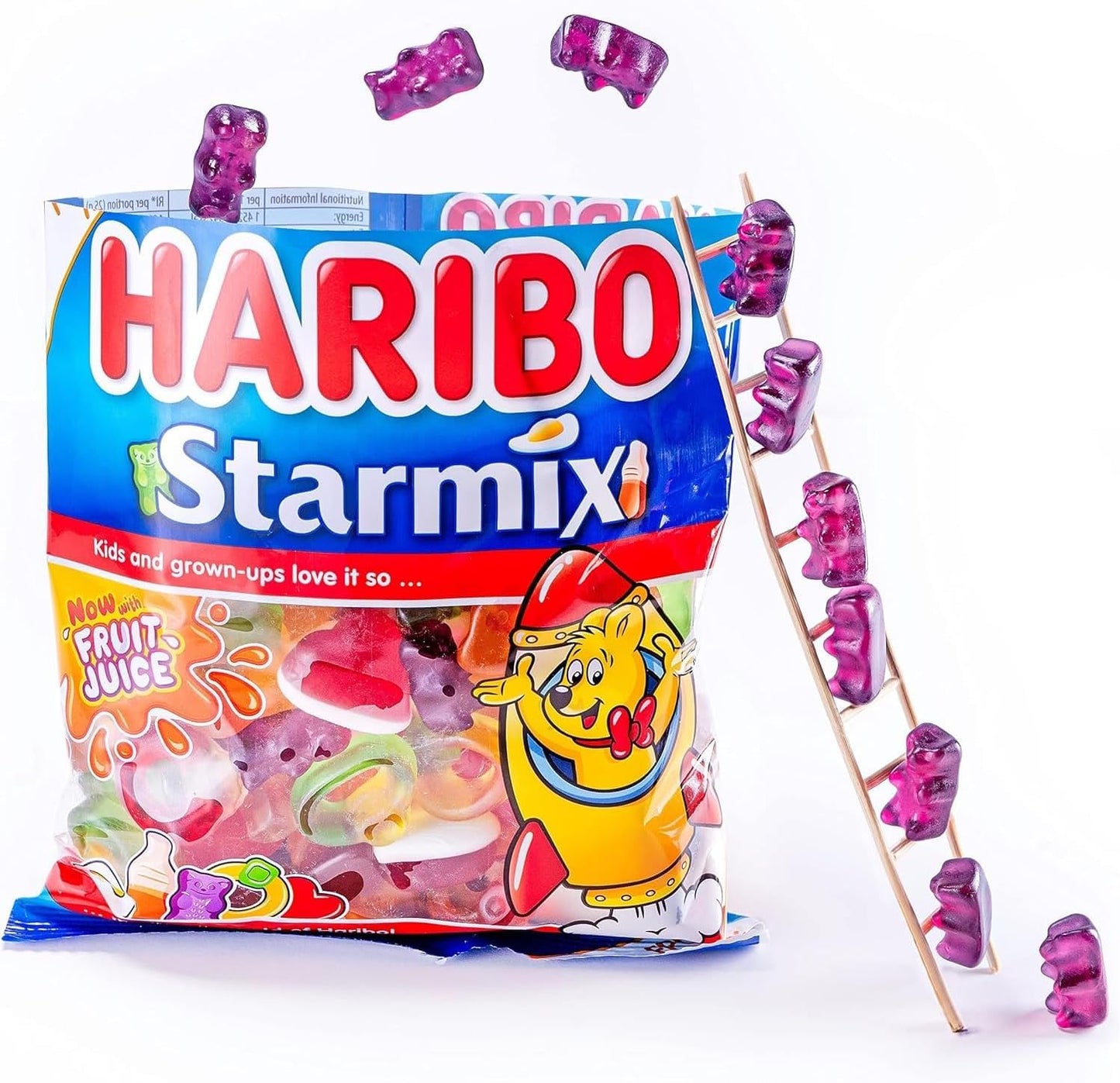 Haribo Starmix Sweets Bag 160g, (Pack of 1)