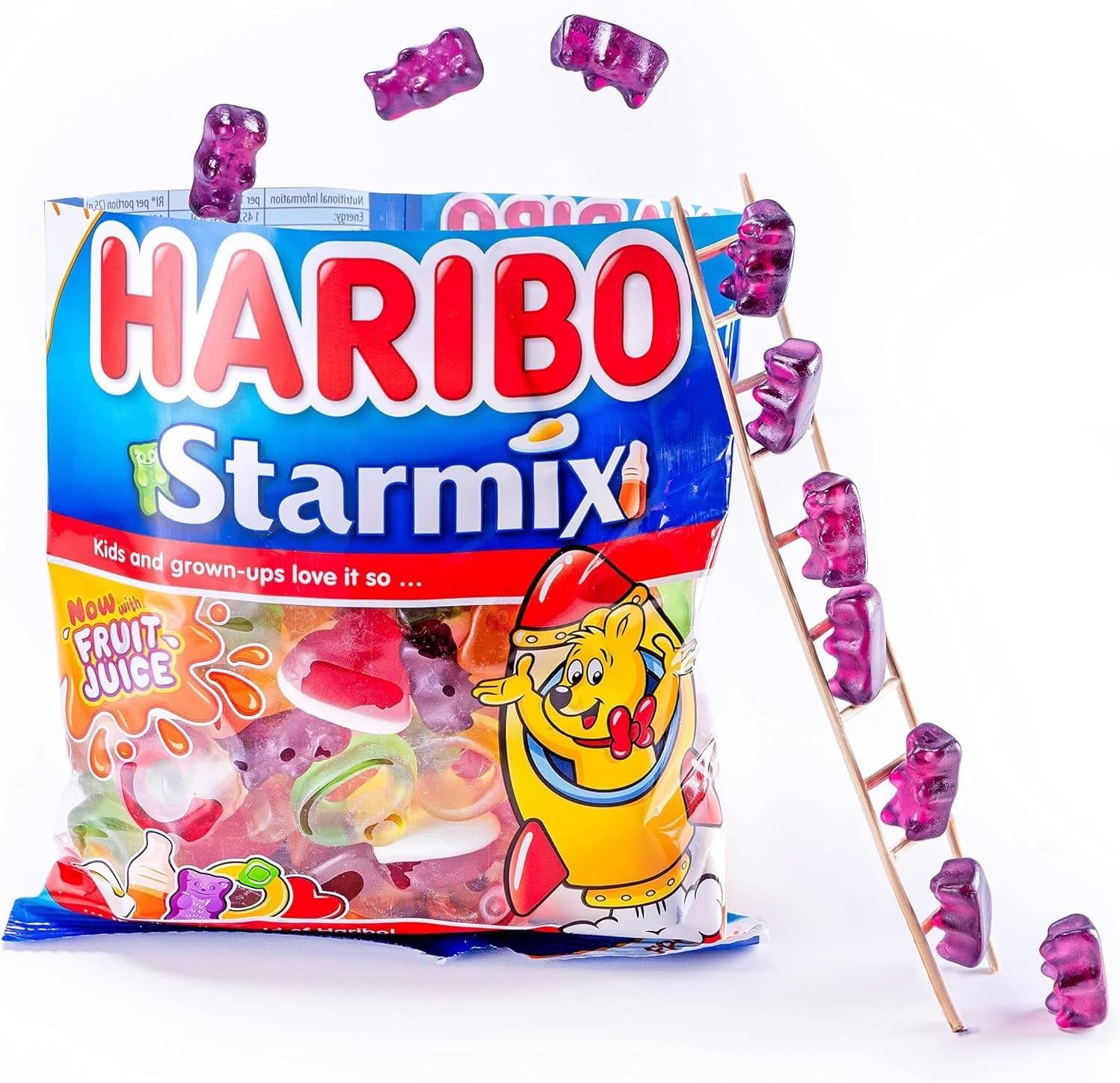 Haribo Starmix Sweets Bag 160g, (Pack of 1)