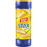 Lay’s Stax Potato Crisps Chips, Original, Gluten Free, 5.75 Oz Canister Pack