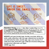 Bell's Reines Double Chocolate Chip Cookies, Soft Gourmet Small Batch, Healthy Snacks, Bakery Fresh 12-Cookie Bag