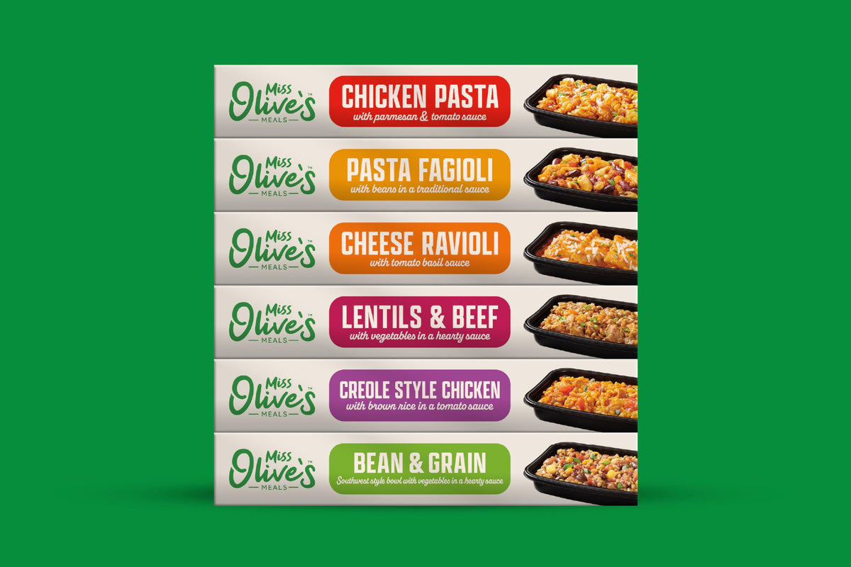 Miss Olive’s Ready Meals Variety Pack 2 of Each Flavor, 12 Pack, 7oz