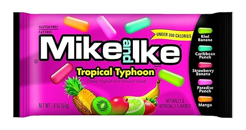 Mike and Ike Tropical Typhoon, 0.78 Ounce (Pack of 24)