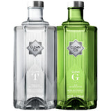 Clean Co Non-Alcoholic Gin & Tequila Alternative 700ml Bottles | Made in England | Premium Alcohol-Free Spirit | Sugar Free, Gluten Free Spirits