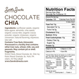 Sarah's Snacks Chocolate Chia Grain Free Granola | Paleo | Low Carb | No Refined Sugar | Gluten Free | Vegan | Dietitian Formulated | 10 oz Bag (Pack
