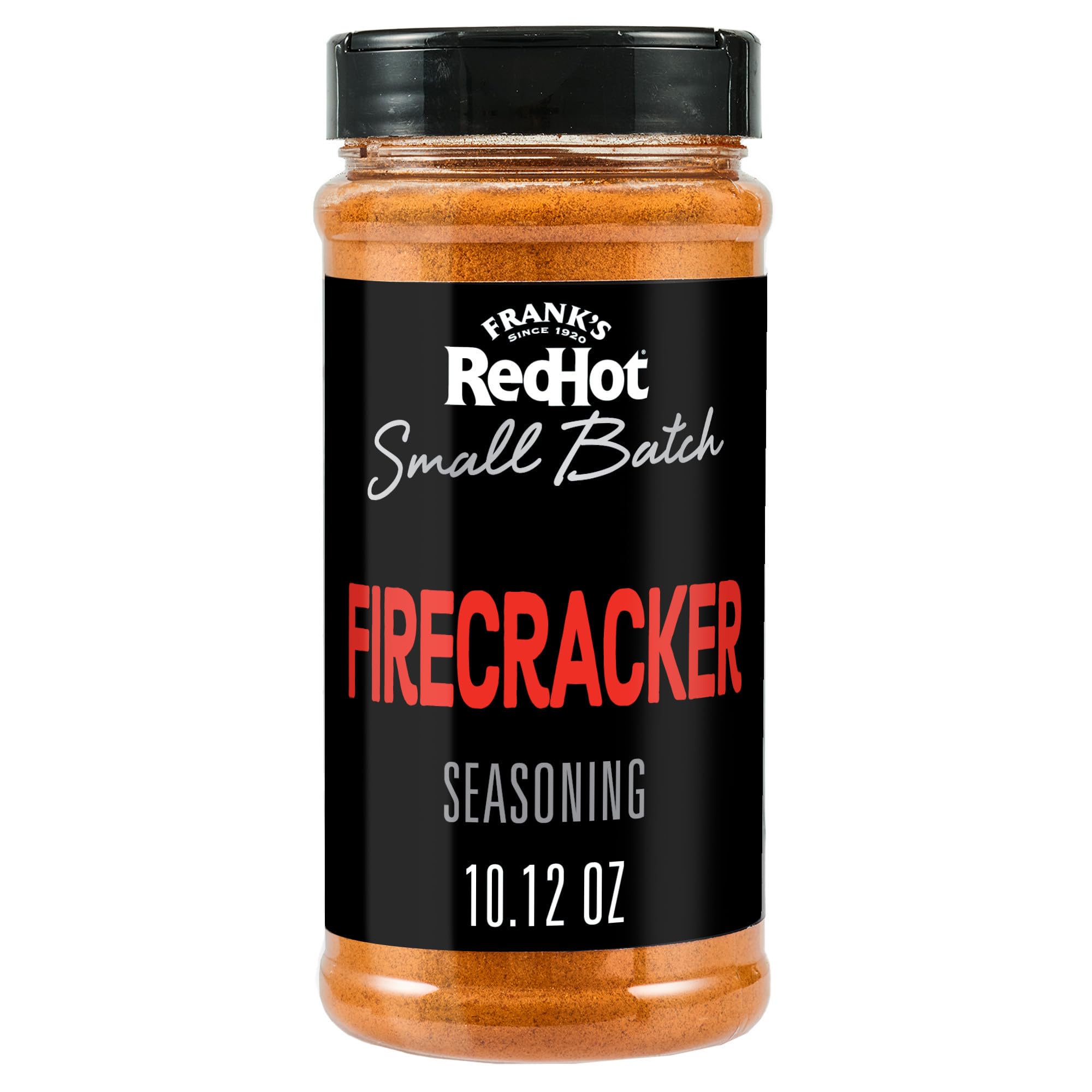 Frank’s RedHot Seasoning, Firecracker, Small Batch, Made for Chefs, Sweet & Savory Flavor for Wings, Pizza, Grilled Meat, Veggies, and More, 10.12 oz