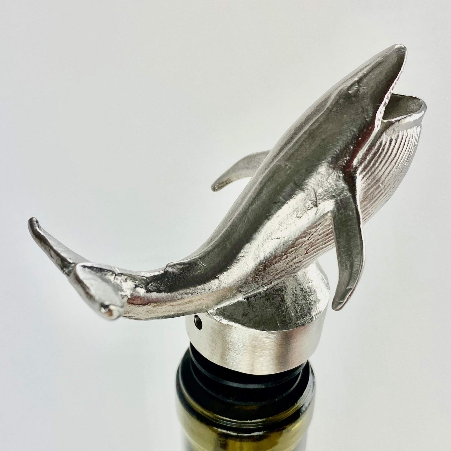 Gourmet Chocolate Candies and Wine Accessory Gift Box. 1 lb of Dark Chocolate Gourmet Truffle Cream Candies, a Whale Aerator and Pourer, two Etched