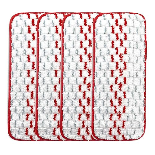 VideoPUP 4PCS Replacement Microfiber Washable Spray Mop Pads Compatible with ProMist Max Spray Mop Reusable Refill Mop Pads