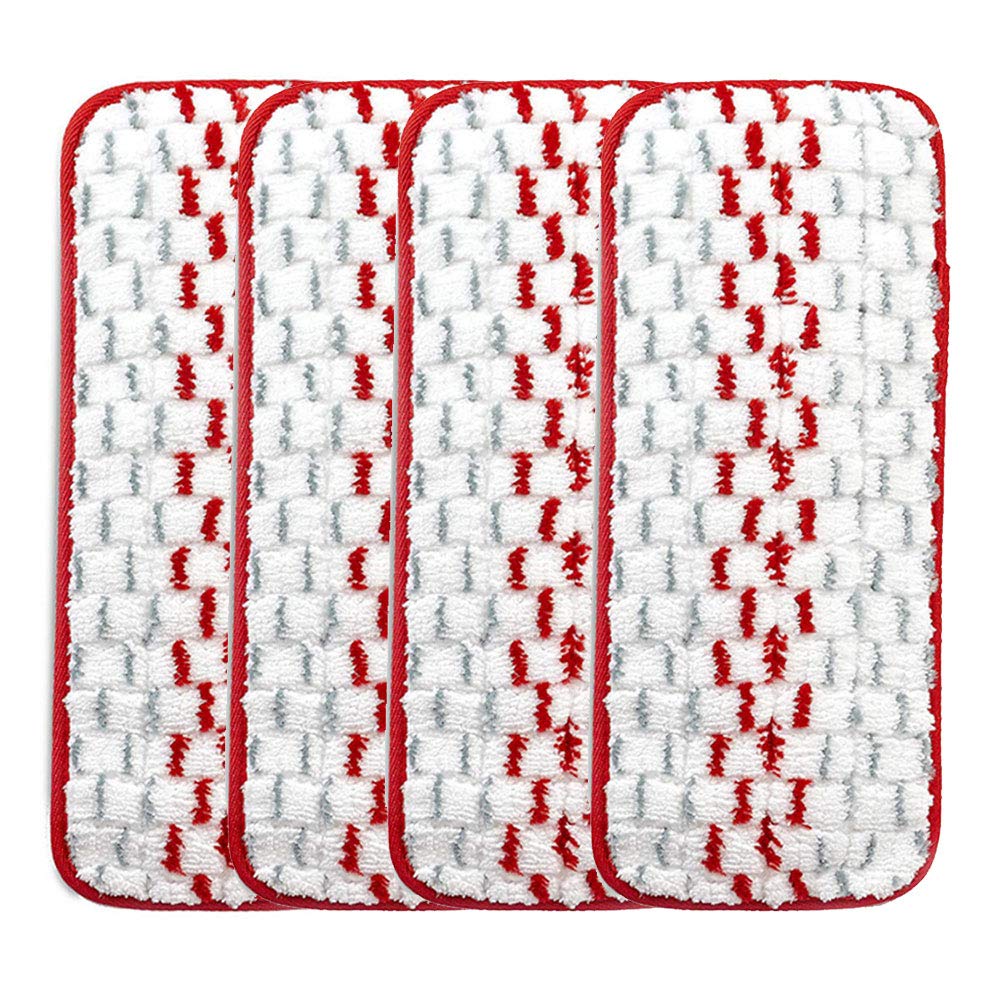 VideoPUP 4PCS Replacement Microfiber Washable Spray Mop Pads Compatible with ProMist Max Spray Mop Reusable Refill Mop Pads