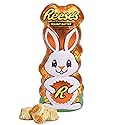 Reeses Easter Bunny Collectible Tin with Mini Peanut Butter Cups, Individually Wrapped, Basket Stuffer Candy, 4 Pieces Inside