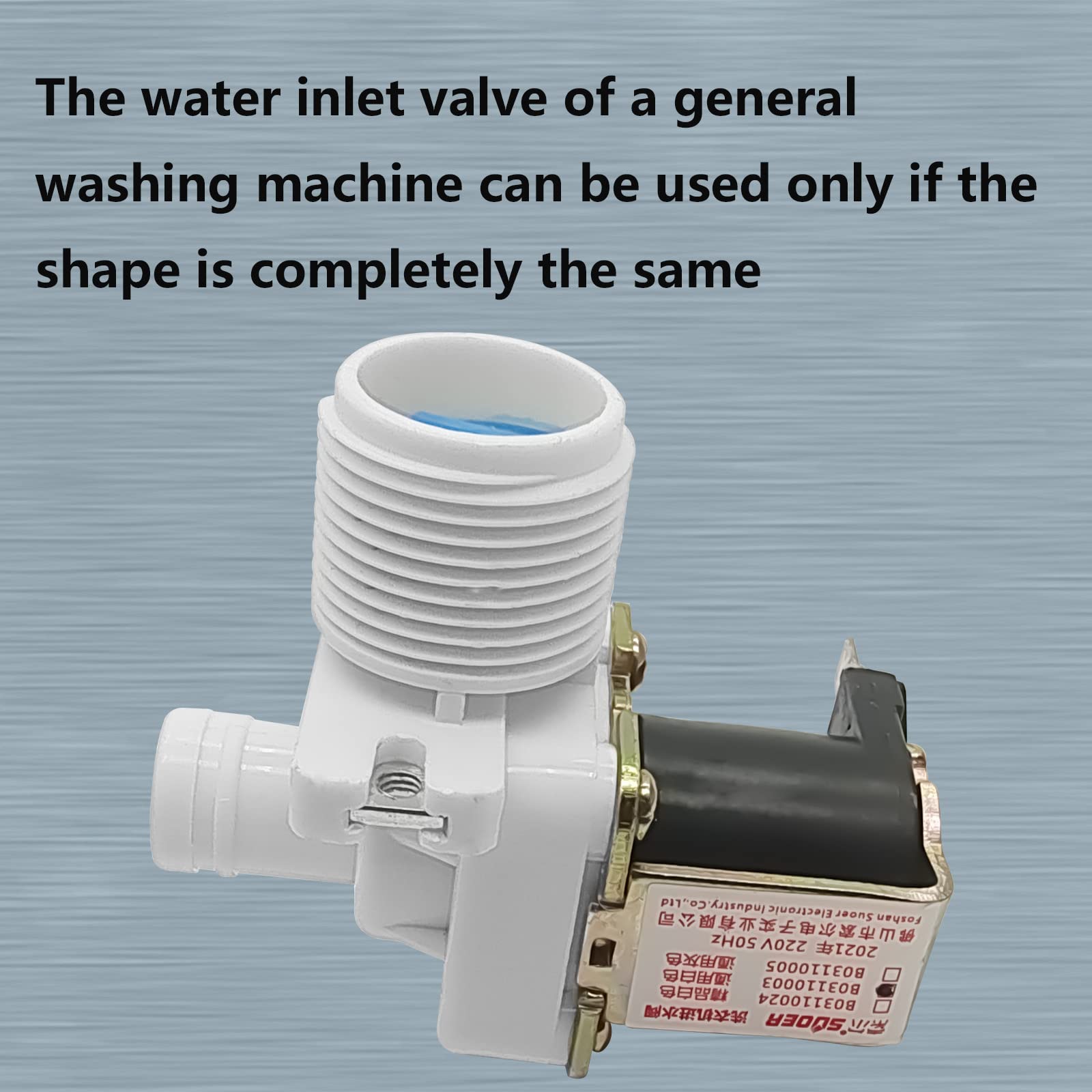 1 Pcs Universal Accessories for Automatic Pulsator Washing Machines, Washing Machine Water Inlet Valve Solenoid Valve Water Inlet Valve,Fit