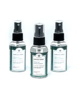 DERMAGLOVE SURFACE SPRAY 3 PACK KIT, 3 Mini 2 FL OZ spray bottles, Organics meets science spray purifies unsafe surfaces in seconds, public toilets