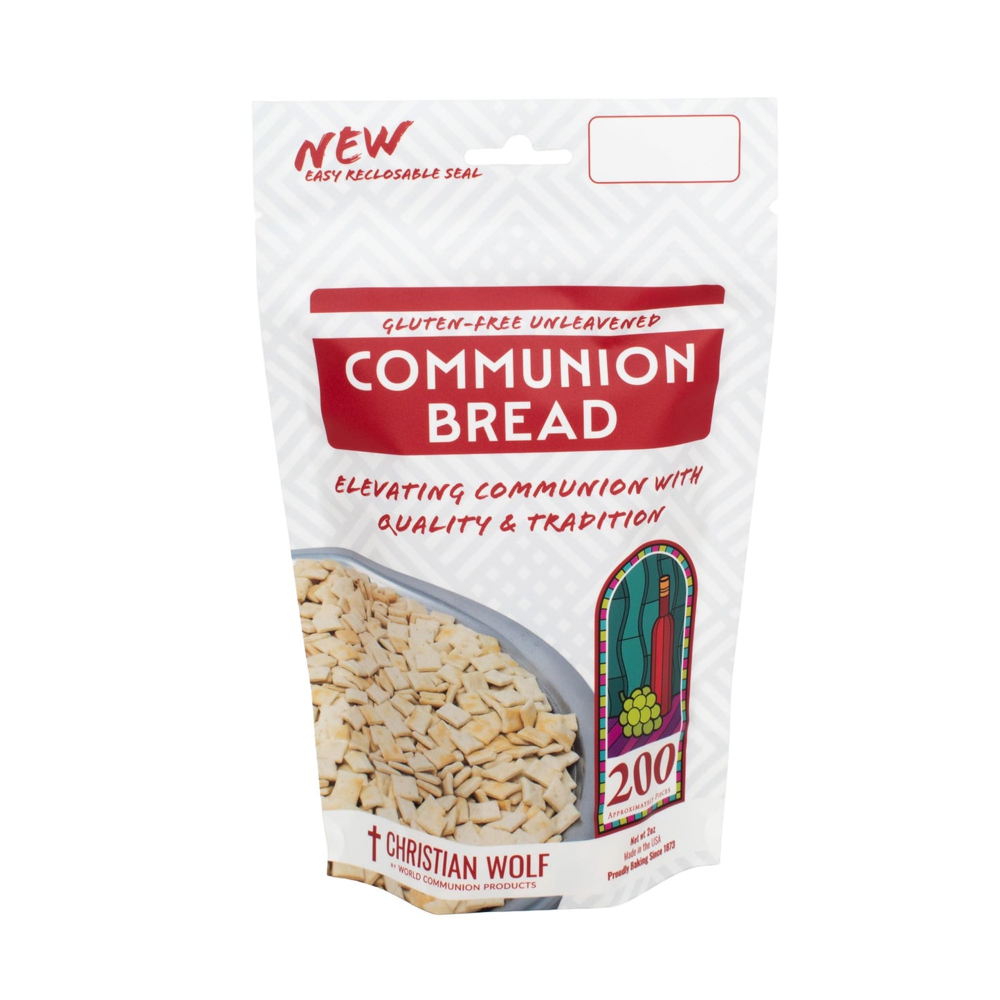Unleavened Gluten Free Bread for Communion (200 pieces)