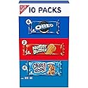 Nabisco, Cookie Variety Pack, Oreo, Nutter Butter, Chips Ahoy!, 10 Snack Packs (4 Cookies per Pack)