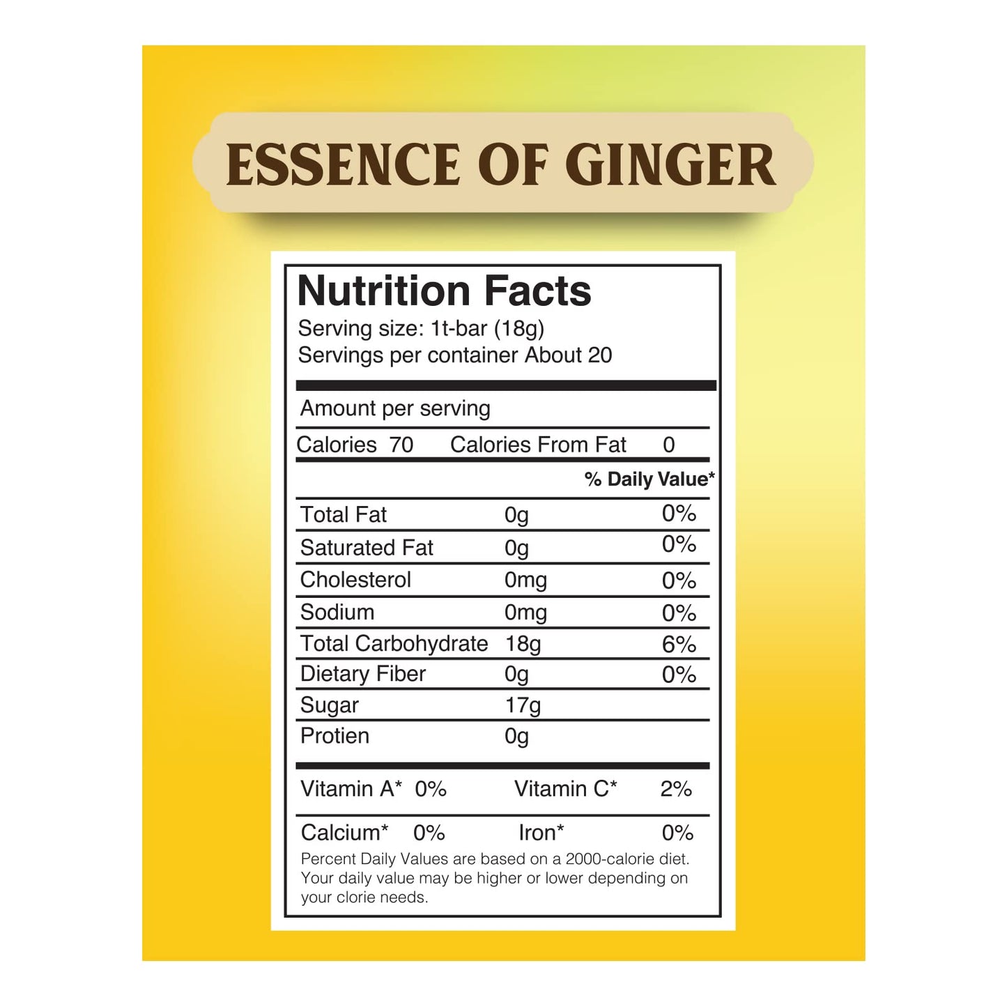 Premium Honey Ginger Crystals Turmeric Beverage 20 Packets Instant Herbal Tea Bags Pure Honey, Fresh Ginger, Turmeric Root Caffeine Free Blend
