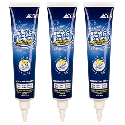 SKYLAR LIFE Black spots & Sealant Cleaner, Caulk Whitener, Black Stain Problem Solver, Best for Home Sink,Kitchen,Showers,Bathroom and Floor Tile
