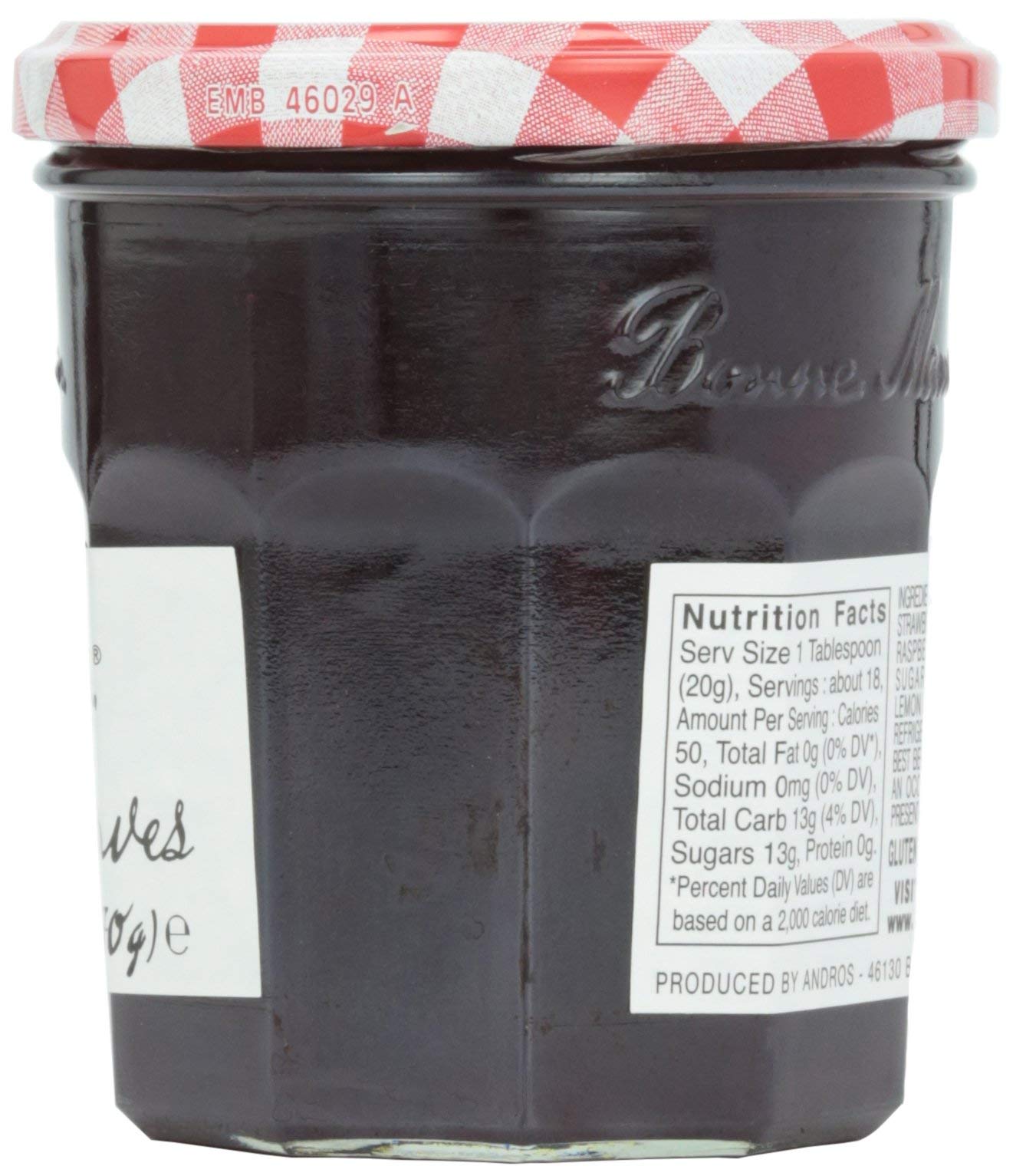 Bonne Maman, Preserve Four Fruit, 13 Ounce