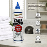 Parker & Bailey Liquid Stain Remover - Instant Stain Removal on Laundry Clothing Fabric Ink Grease Blood Grass Coffee Wine Food Carpet Upholstery Spot