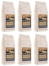 Moose Munch Gourmet Coffee by Harry & David, Milk Chocolate Caramel Flavored Ground Coffee - 12 Ounce Bag (Case of 6)