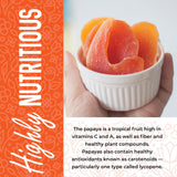 Herbaila Dried Papaya Chunks, 1 Pound. Dried Papaya Fresh, Paw Paw Tree Diced Papaya Fruit, Lightly Sweetened. All Natural, Non-GMO, 16 Ounces.