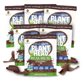 Nature's Answer Plant Head Real Meal Replacement Powder, Chocolate, 30g Protein, 15g Fiber, Vegan, Gluten-Free, Single Servings, 2.5 oz Travel
