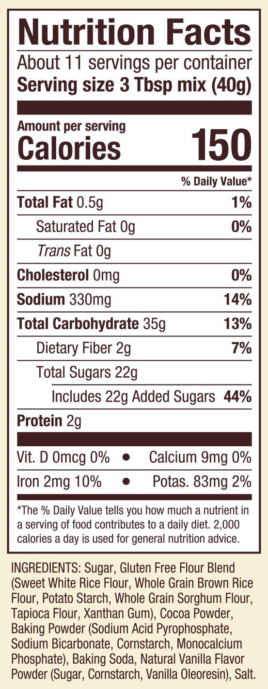 Bob's Red Mill Gluten Free Chocolate Cake Mix, 16 Oz (Pack of 2)