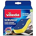 Vileda Scrunge Glass Ceramic Stovetop No-Scratch Scrub Sponge (Pack of 4)