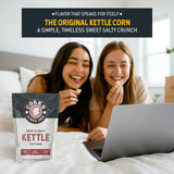 Corks Original Kettle Corn Popcorn Bags, 3oz - Sweet and Salty Gourmet Popcorn Coated with Fine Sugar & Salted to perfection, Gluten-Free, Classic