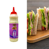 TAYEB Gourmet Sauce 500ml Trio: Samourai, Algerian, & Kebab Flavors - Perfect for Sandwiches, Fries, Grilled Meats & More (Kebab Sauce)